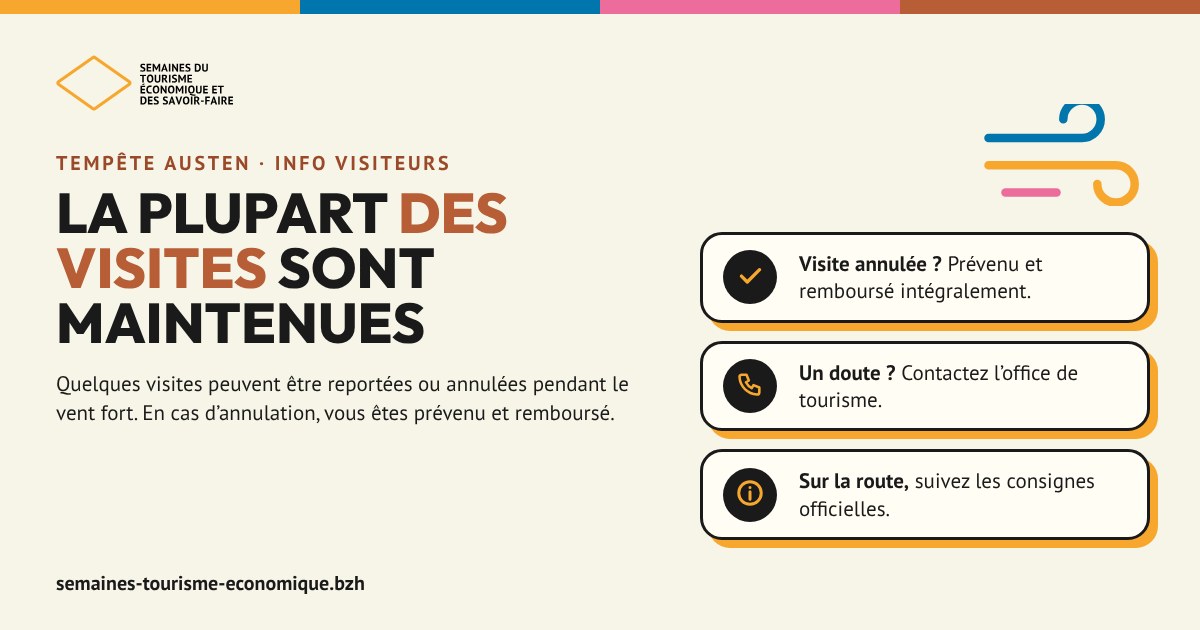 Tempête Austen : la plupart des visites sont maintenues